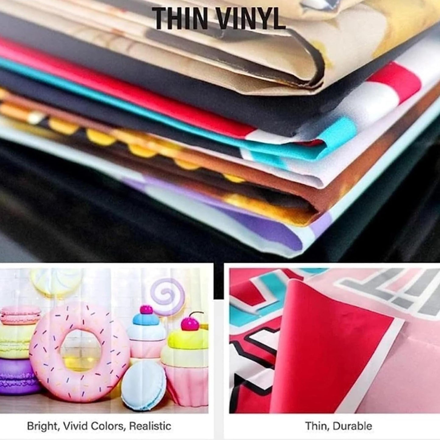 Gabby's Dollhouse Birthday Party Photo Backdrop 3x5 Foot Banner Decoration with Fast Shipping