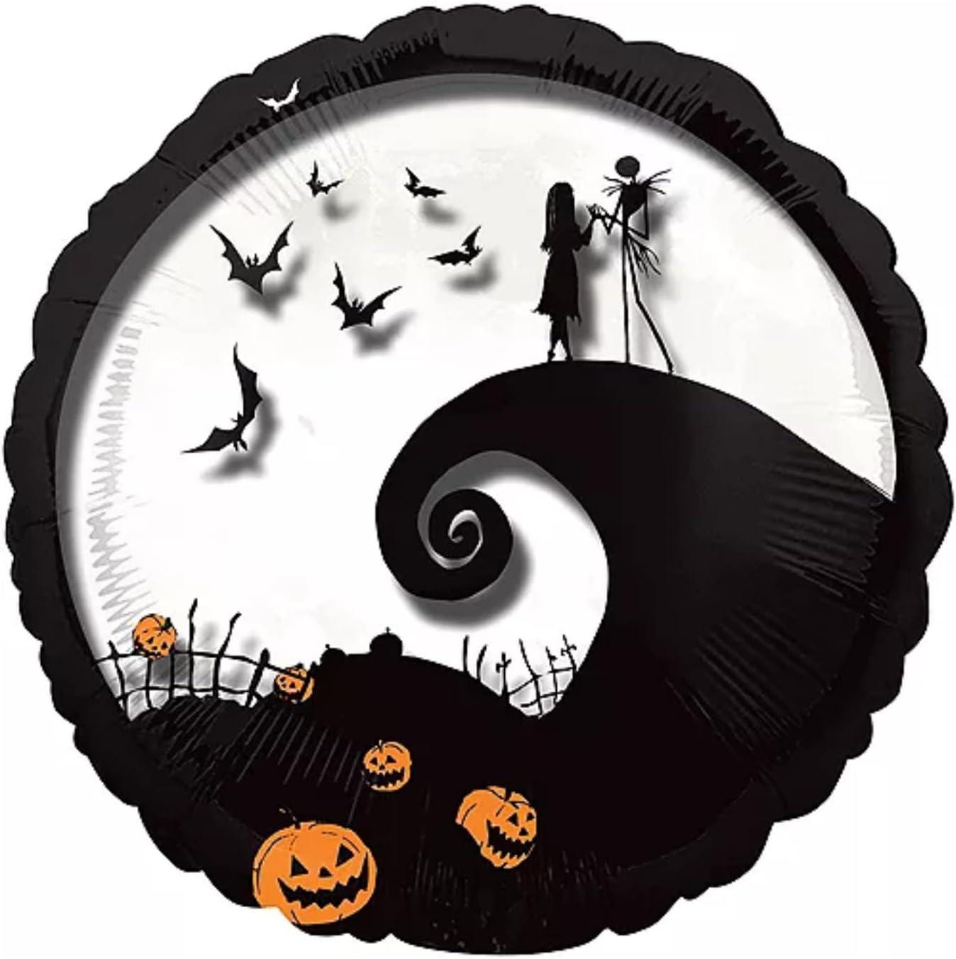 7 NIghtmare Before Christmas Balloons Bouquet | 28 Inch And 17 Inch Size Balloon Decorations For A Party Centerpiece Backdrop Decor