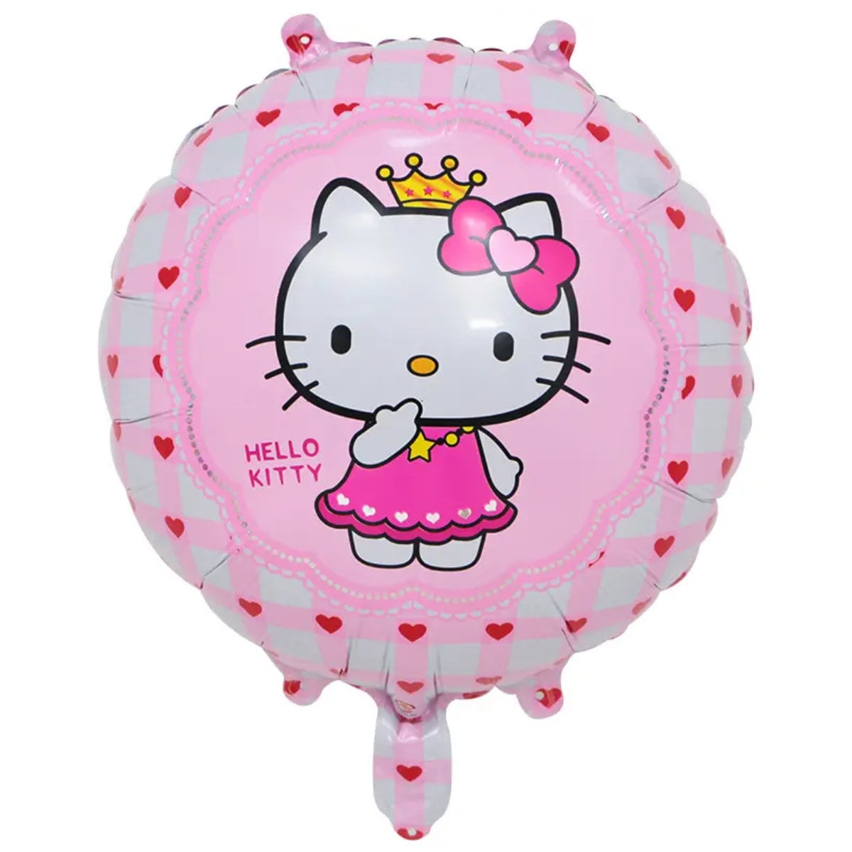 Pink Hello Kitty 5 Balloons Bouquet | 25 Inch And 17 Inch Size Kids Balloon Decorations For Girls Birthday Party Centerpiece Backdrop Decor