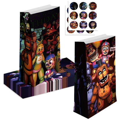 Five Nights at Freddy’s Goodie Bags and Stickers – 12 Pack Set with Fast Shipping