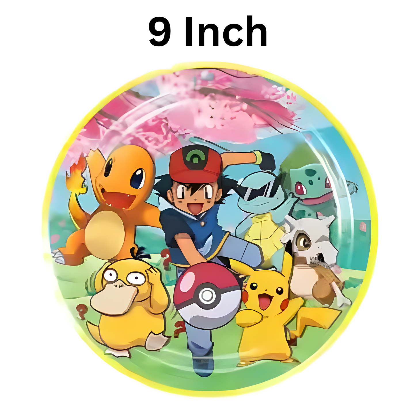 Pikachu Birthday Party Supplies Set – Pokemon Party Bundle | 20 Plates, 40 Napkins, Tablecloth & Cake Topper | Kids Pokemon Birthday Decorations