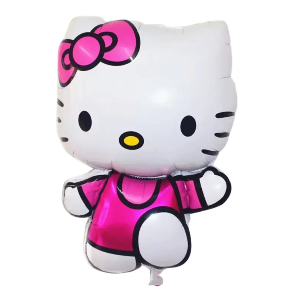 Pink Hello Kitty 5 Balloons Bouquet | 25 Inch And 17 Inch Size Kids Balloon Decorations For Girls Birthday Party Centerpiece Backdrop Decor